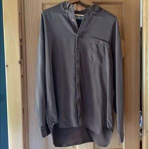 Tommy Bahama 100% Silk Button Up